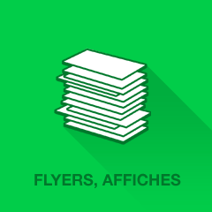 Feuillets flyers, affiches
