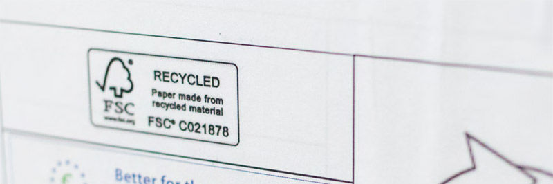 Une palette de papier certifié FSC à l'imprimerie villi® Une palette de papier certifié FSC à l'imprimerie villi®