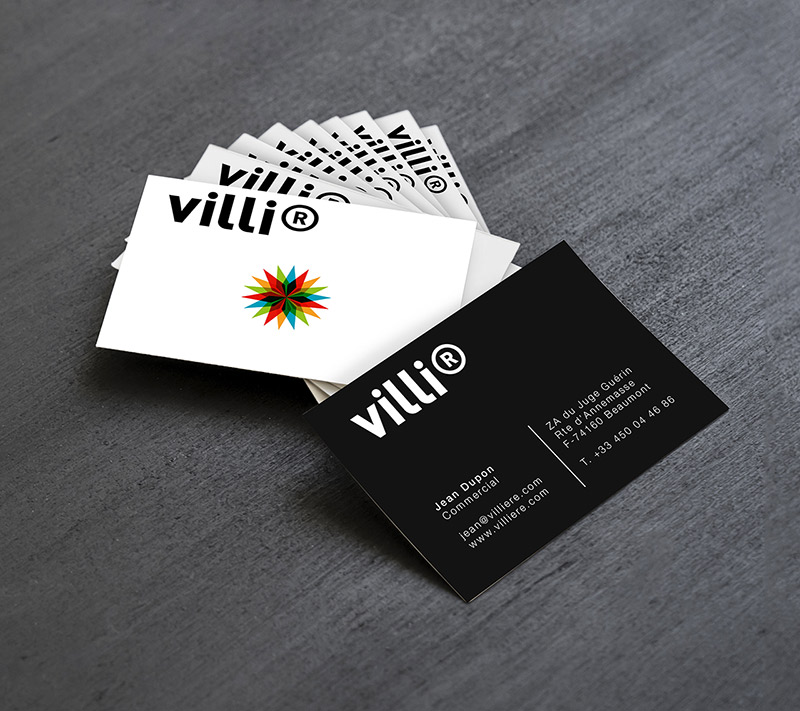 Impression de cartes de visite - villi® Impression de cartes de visite - villi®
